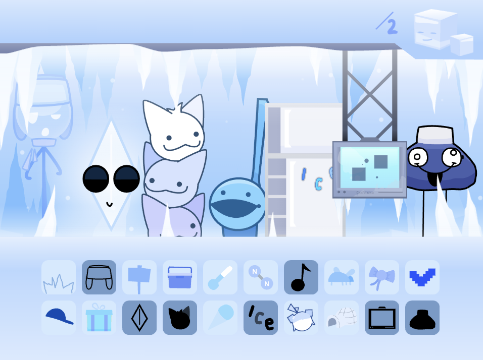 Sprunki Icebox Cool As Ice Incredibox gameplay screenshot