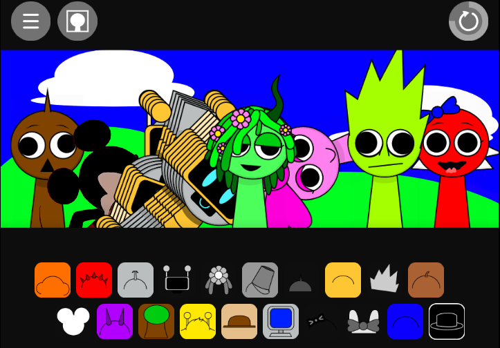 Sprunki Bland Edition game screenshot