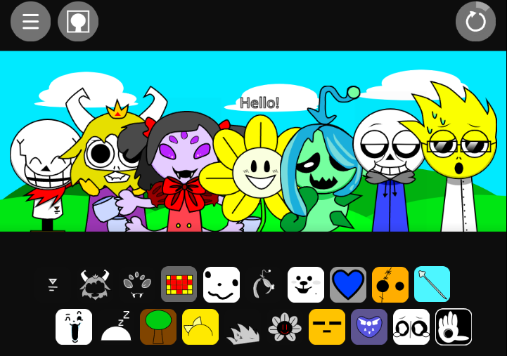 Sprunki Undertale Gameplay