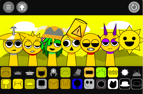 Sprunki Version Mostard Remix game screenshot